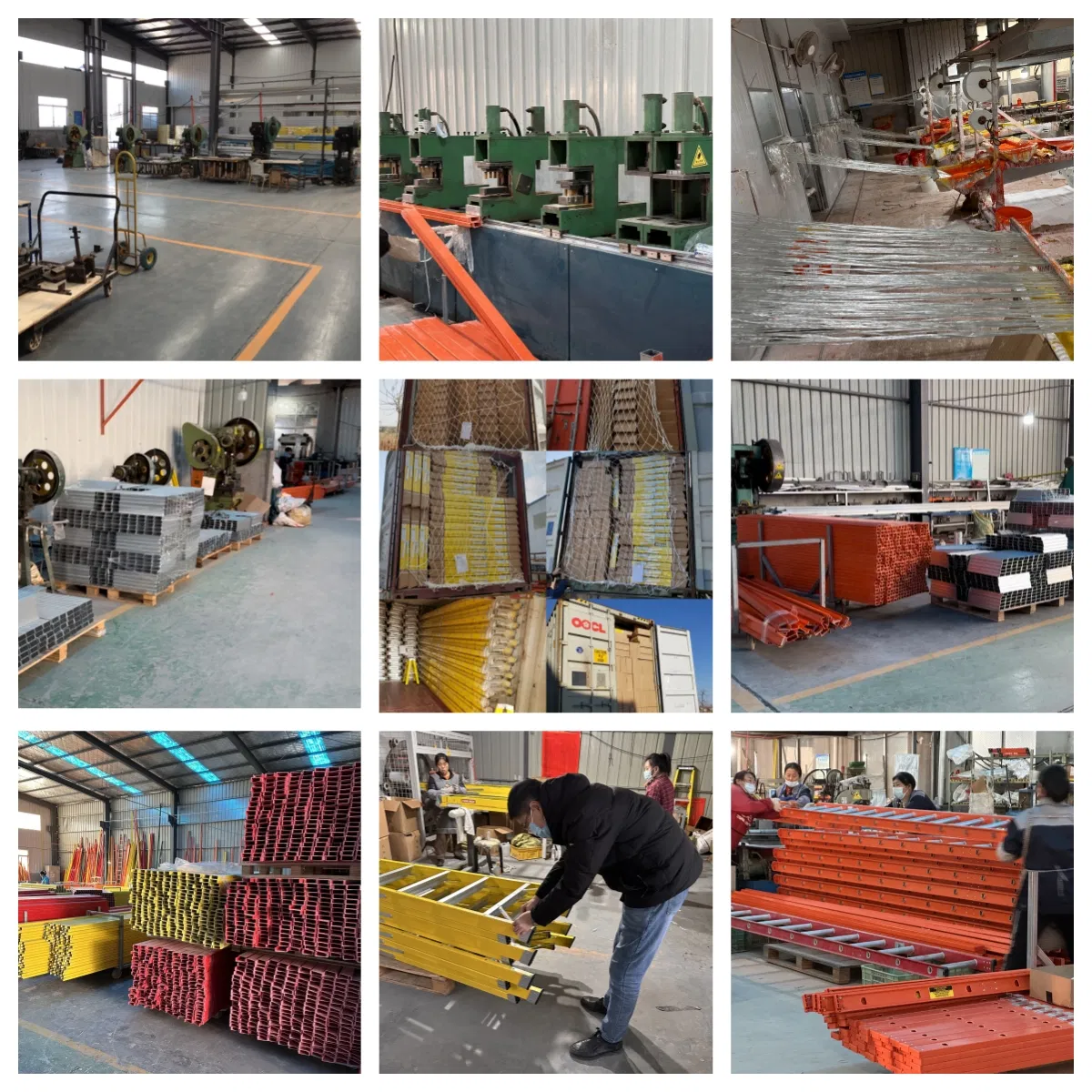 2X10 Sections FRP Extension 5 Meters Fibreglass Ladder China Manufacturer