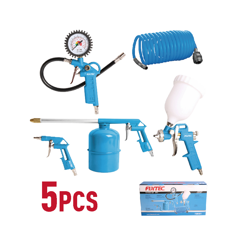 Набор пневмоинструмента Fixtec 5 предметов