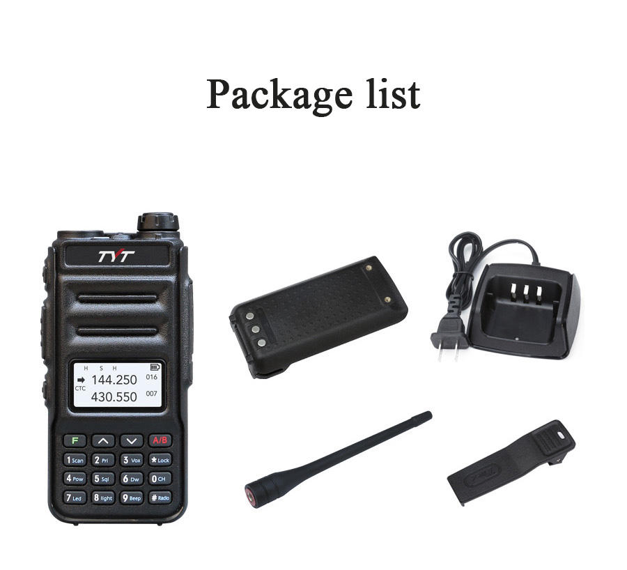 Tyt Ham Radio Dual Band 5watt Dual Display Dual Stand by Walkie Talkie Transceiver Th-UV88