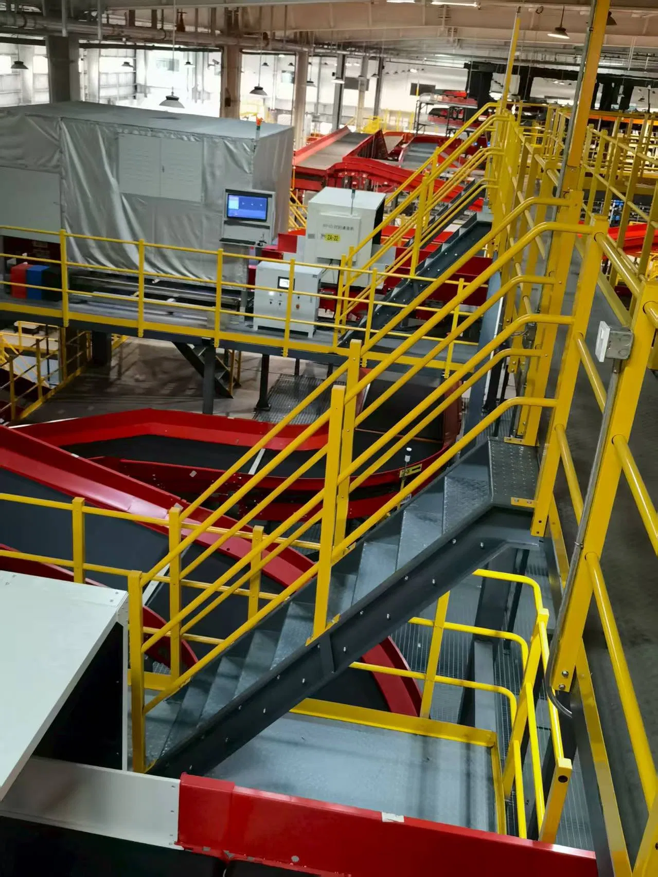 China Supplier Resistant to Rust Industrial Steel Stairs for Factory Workshop