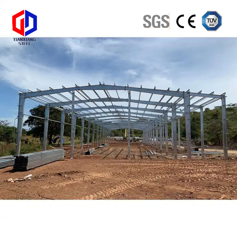Heavy Structural Warehouse Prefabricated Prefab Garages Construction Profile Building Steel Structure Storage