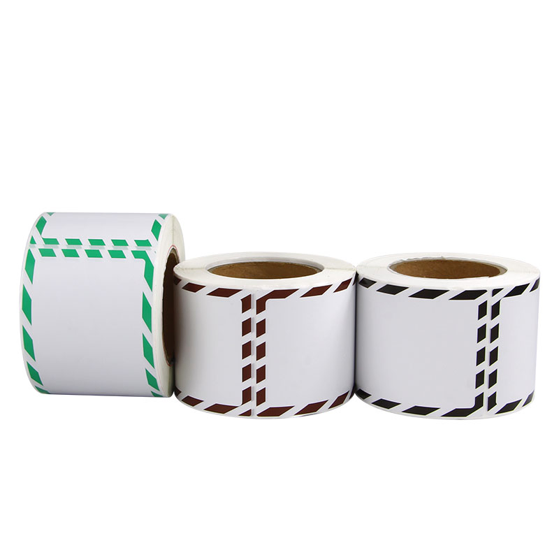 Package Colorful Printing Barcode Blank Sticker Label Thermal Paper Roll Label