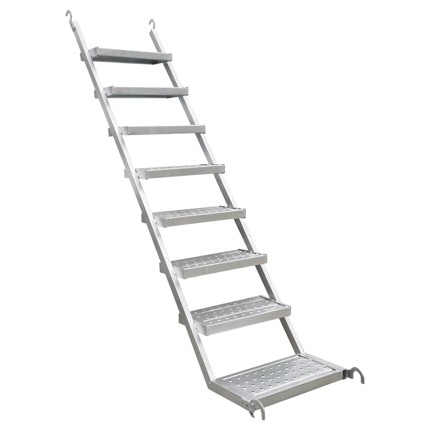 Pre-Galvanized Cheap Scaffolding Staircase Steel Climb Step Metal Ladder Scaffold for Construction