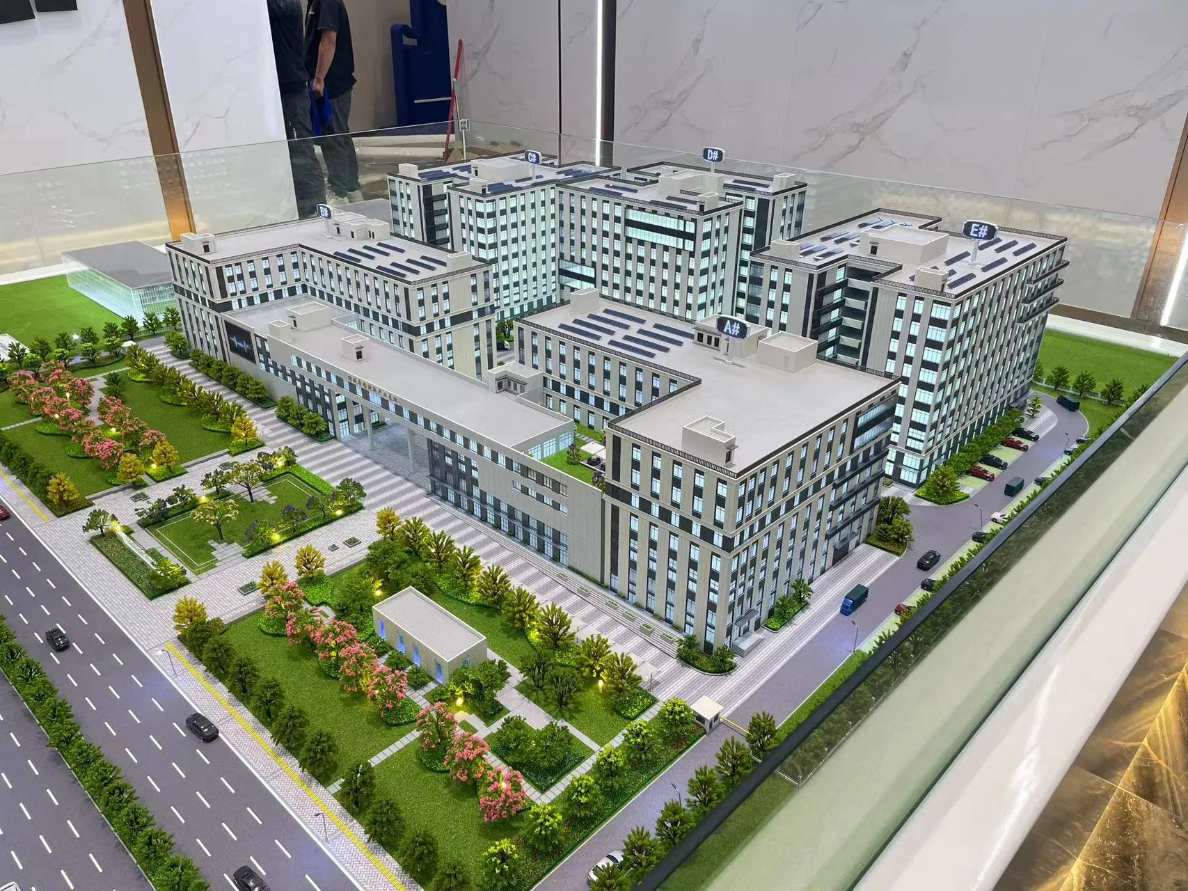 3D Customized Industrial Park Project Planning and Layout Architectural Model Making