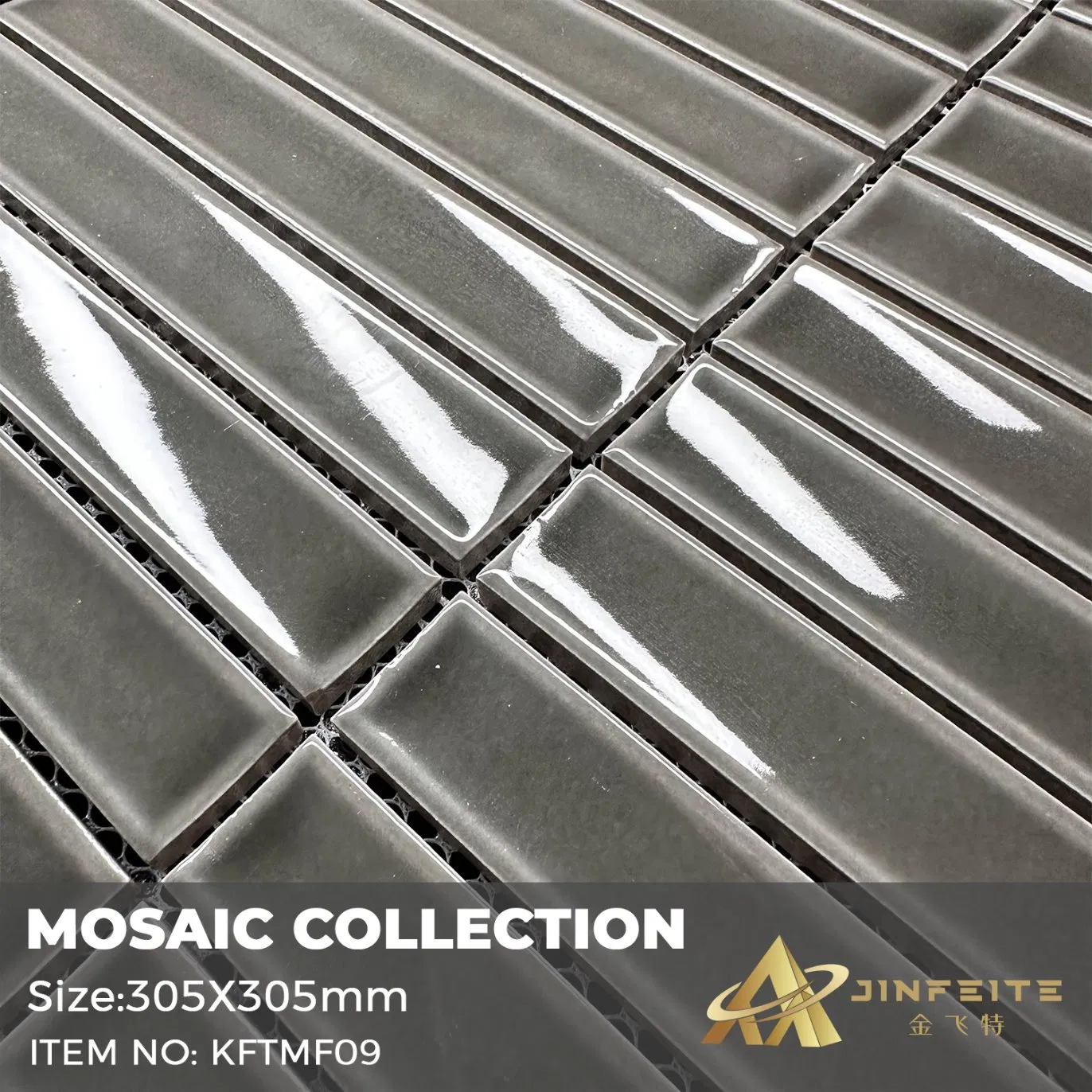 Soft Matt Rectangle Style Porcelain Mosaic OEM/ODM Available Foshan Factory