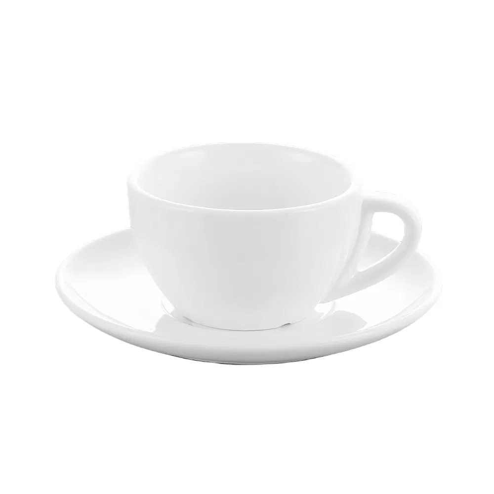 Ceramic Coffee Cups, Ceramic Cup Sets, Mugs, Tableware, for Hotel, Office, Home Use, Pure White, Wholesale
