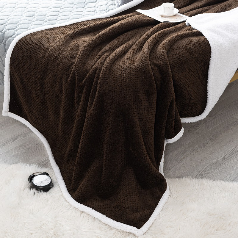 Теплое одеяло из фланели с принтом леопарда и ананасами