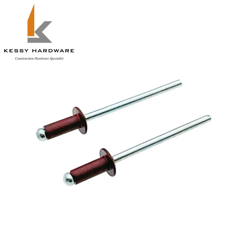 China Supplier Brass Copper Button Head Open End Blind Rivet