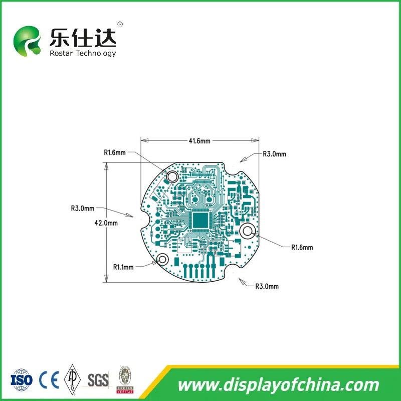 2.1'' Round Rotary Knob Switch TFT LCD Display for Smart Home Application