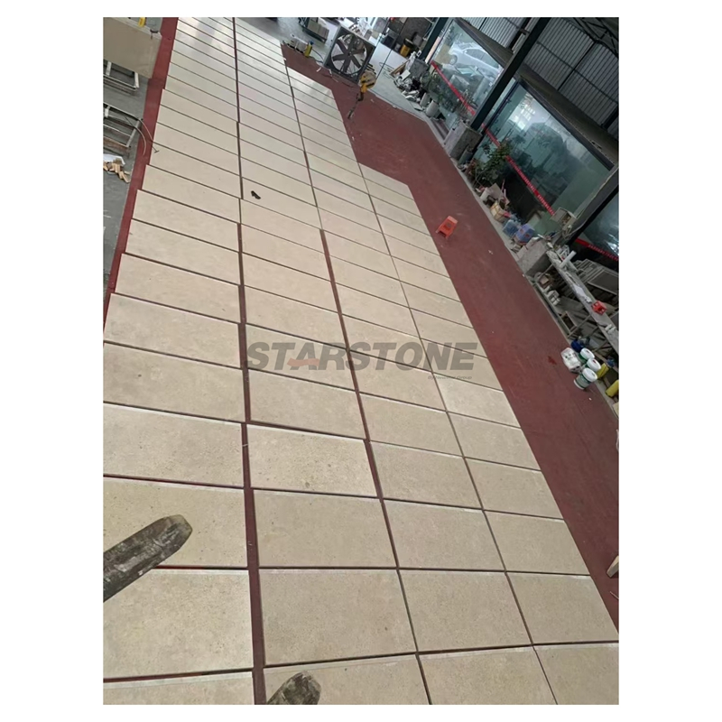 High Quality Beige Limestone Slab Natural Beige Limestone Exterior Villa Applications Limestone Tiles