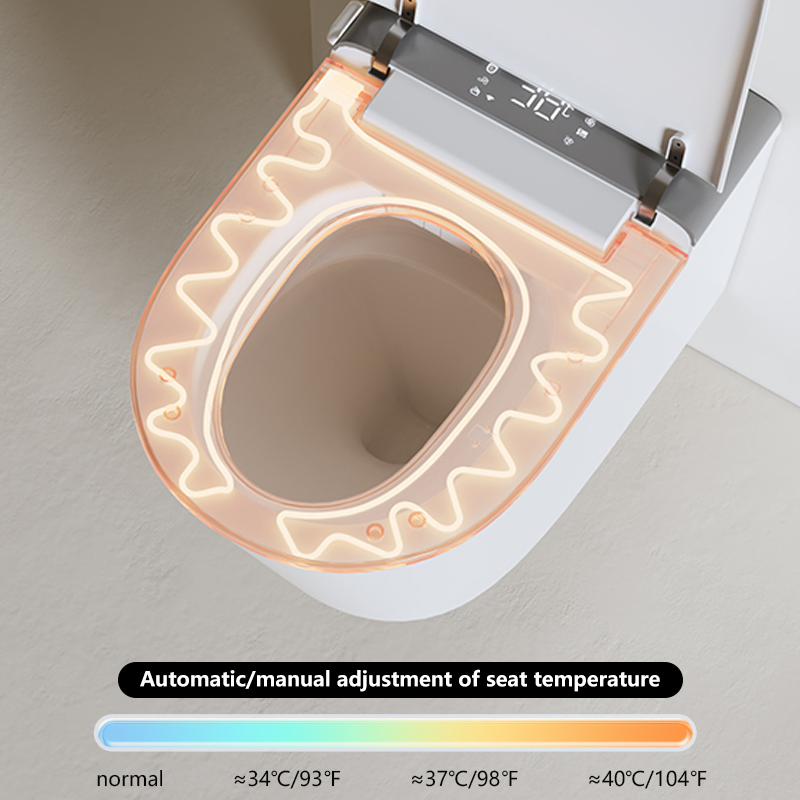Elegant Design Ultra Thin Cover Wall Mounted Inodoro Inteligente Concealed Cistern Popular Sanitary Ware Wall Hung Smart Toilet