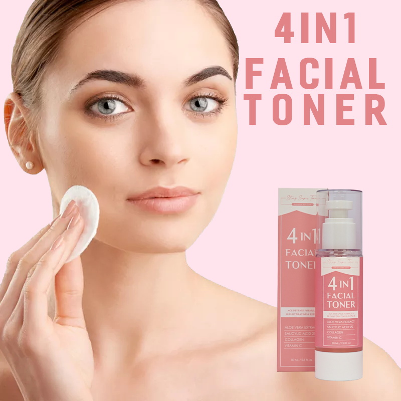 Beauty Cosmetics Skin Care Salicylic Acid Vitamin C Collagen 4in1 Face Toner