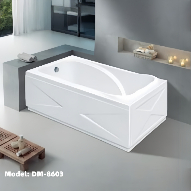 Роскошная акриловая ванна с гидромассажем и аксессуарами