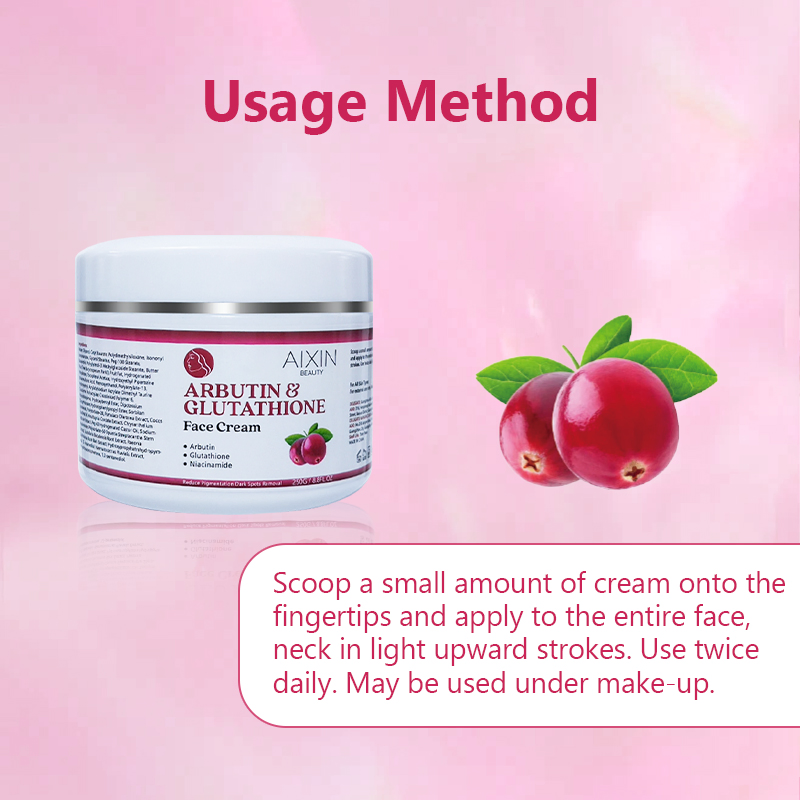 Beauty Cosmetics Skin Care Whitening Dark Spots Removal Arbutin & Glutathione Face Cream