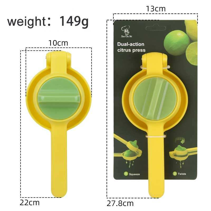 Custom Portable Metal Lemon Squeezer Manual Aluminium Alloy Juicer Extractor