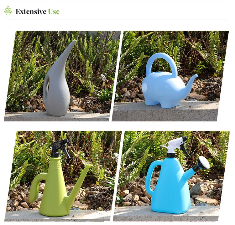 Watering Can Outdoor Plant 1.5 Gallon Plastic Water Cans Green Watering Pot for Office House Indoor Garden (SH-0111-14-1)
