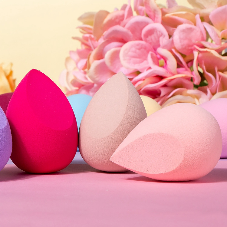 2PCS/Set Make up Sponge Heart Shape Box Custom Latex Free Super Soft Cosmetic Powder Puff Blending Beauty Makeup Sponge Blender