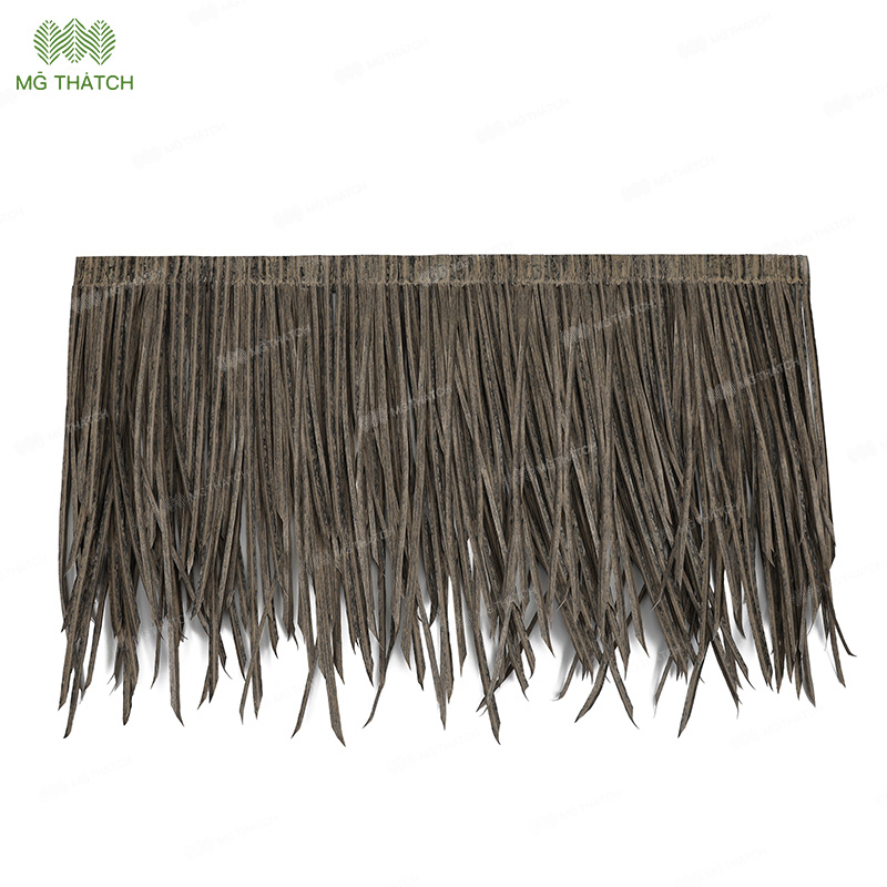 Fire Retardant Artificial Synthetic Thatch Roof Simulated Plastic PE Thatch Tiles Made in China