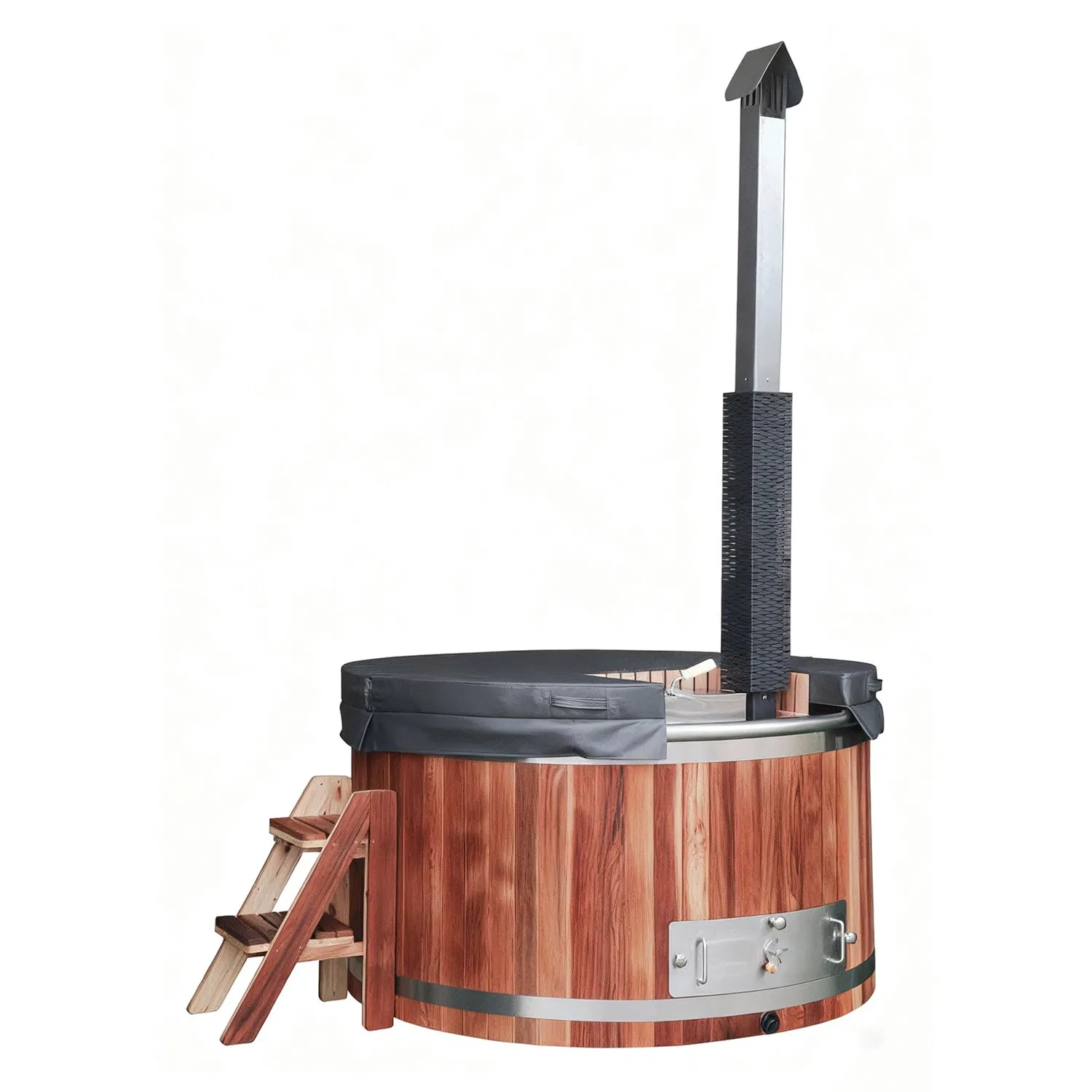 Деревянная купель SPA BODA для двоих с гидромассажем