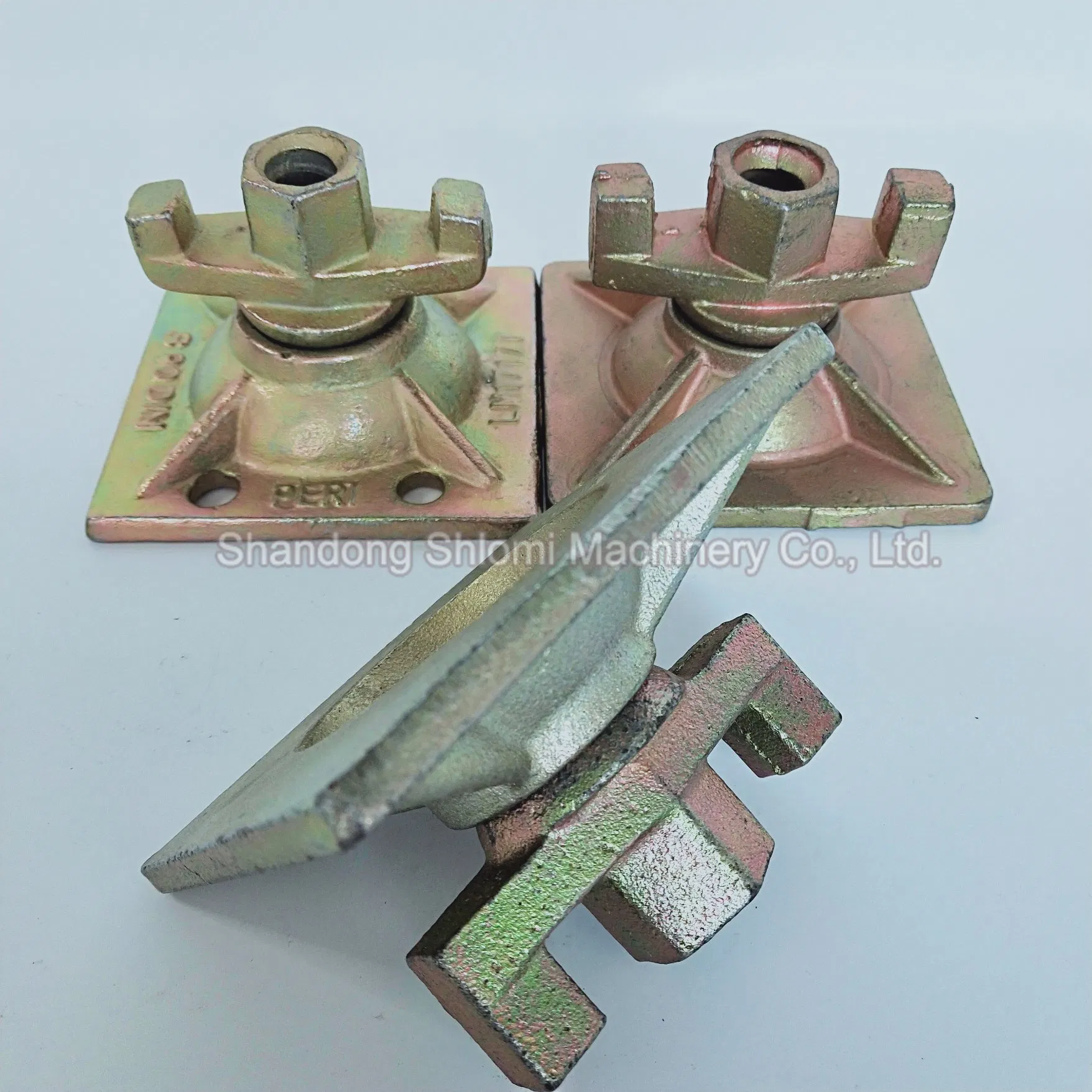 Peri/Doka/Meva/ Formwork Swivel Wing Nut With115mm*115mm Anchor Plate for 15/17mm Tie Rod