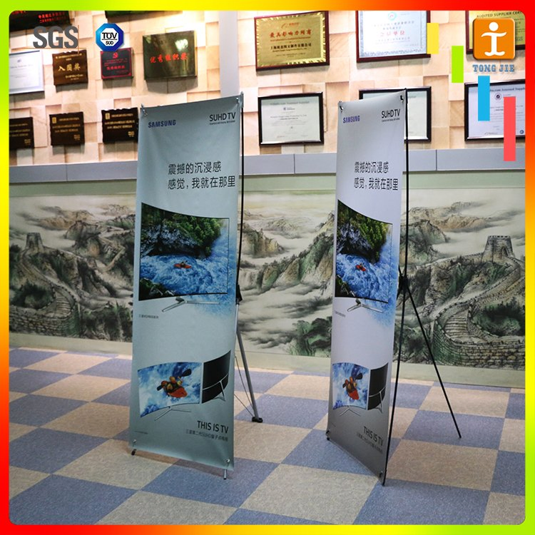 Customized Economic Fiber Frame X Stand Banner for Promotion