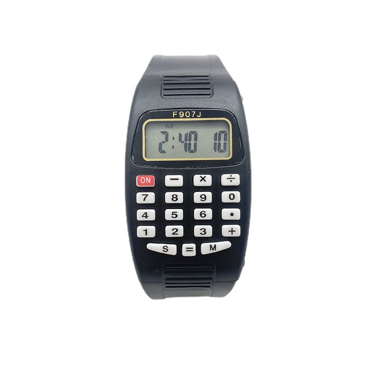 Promotion Kids Digital Watch Fancy Calculator Wristwatches for Children's Gift