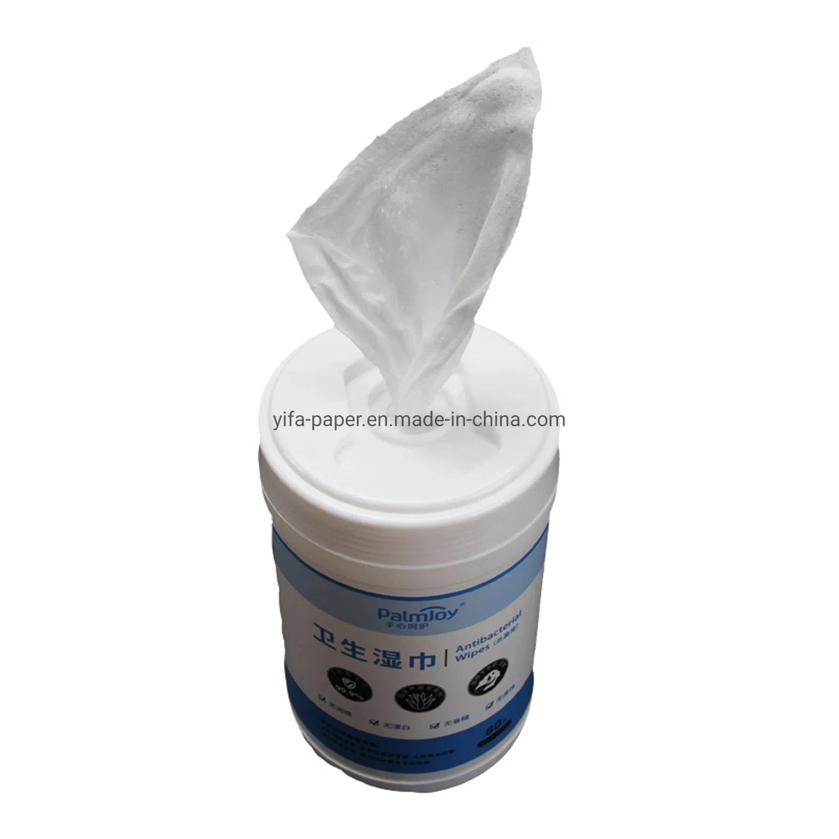 Tub Packing Anti-Bacterial Wet Wipes Germs Killing Wet Wipes