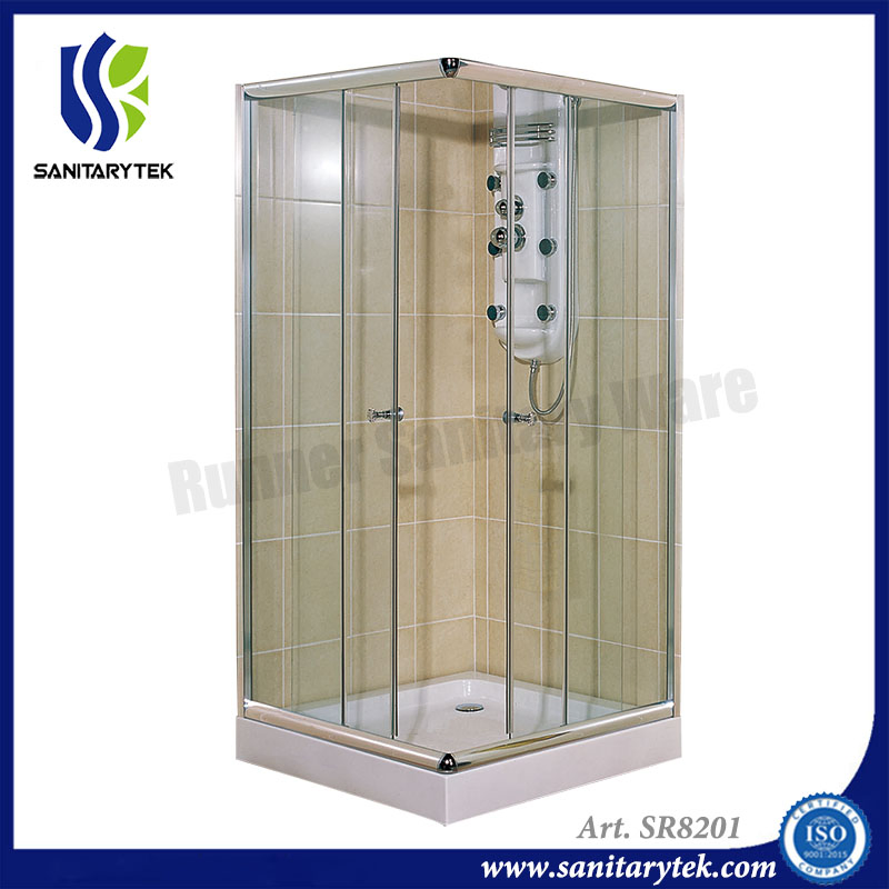 Square Shower Enclosure & Shower Enclosures with Tray (SR8201)
