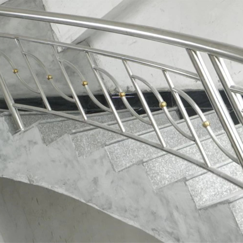 Indoor Space Saving Prefabricated Steel Railing Stairs Stainless Steel Structure Straight Staircase