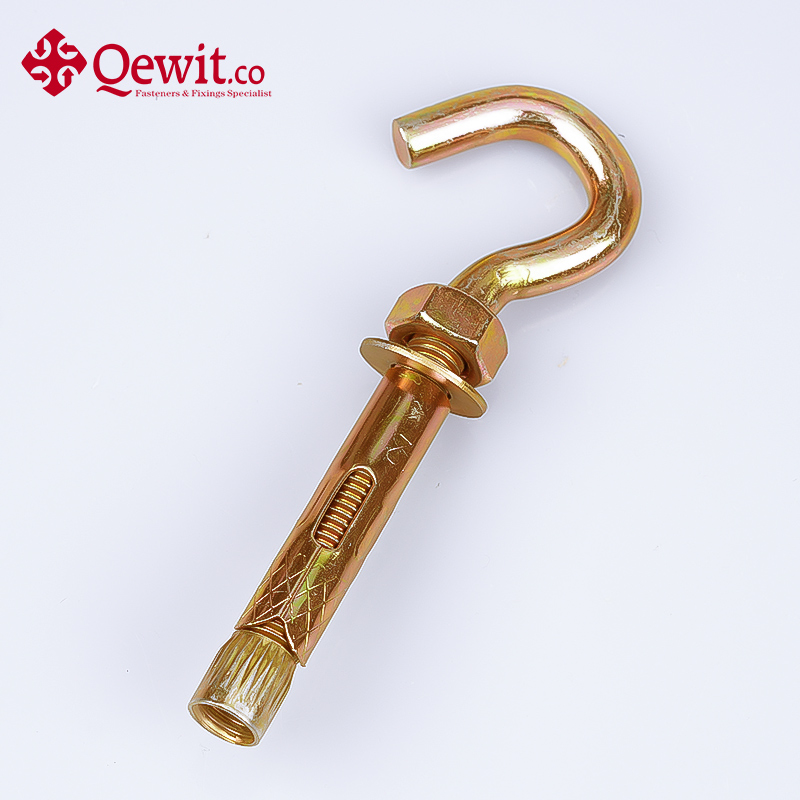Анкерный болт с кольцом и крюком, метрическая резьба