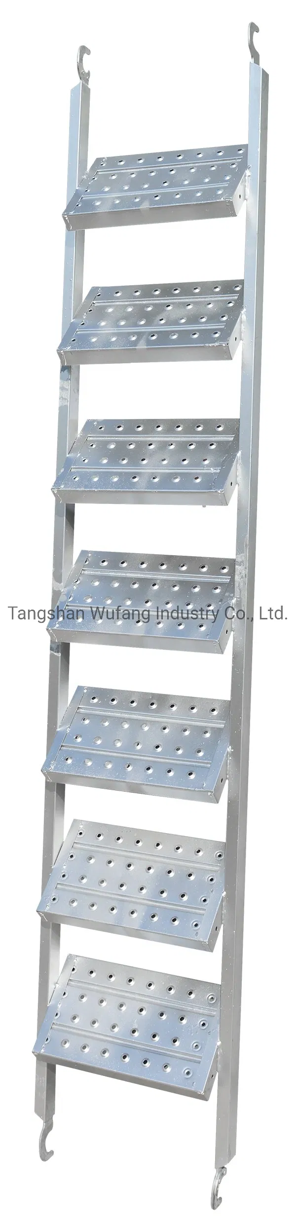 Galvanized Scaffolding Step Ladder Monkey Ladder Steel Staircase