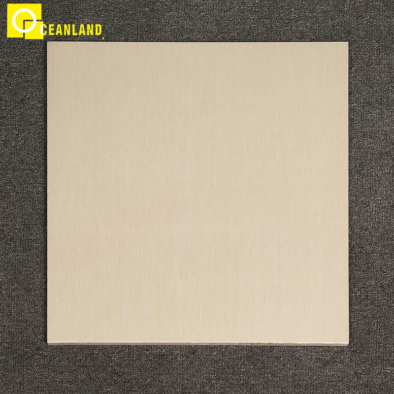 Плитка керамогранитная бежевая 60x60 см, гладкая, износостойкая
