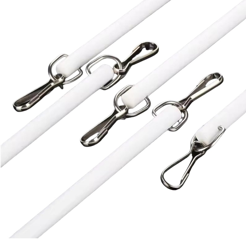 Acrylic Curtain Stick White Curtain Wand