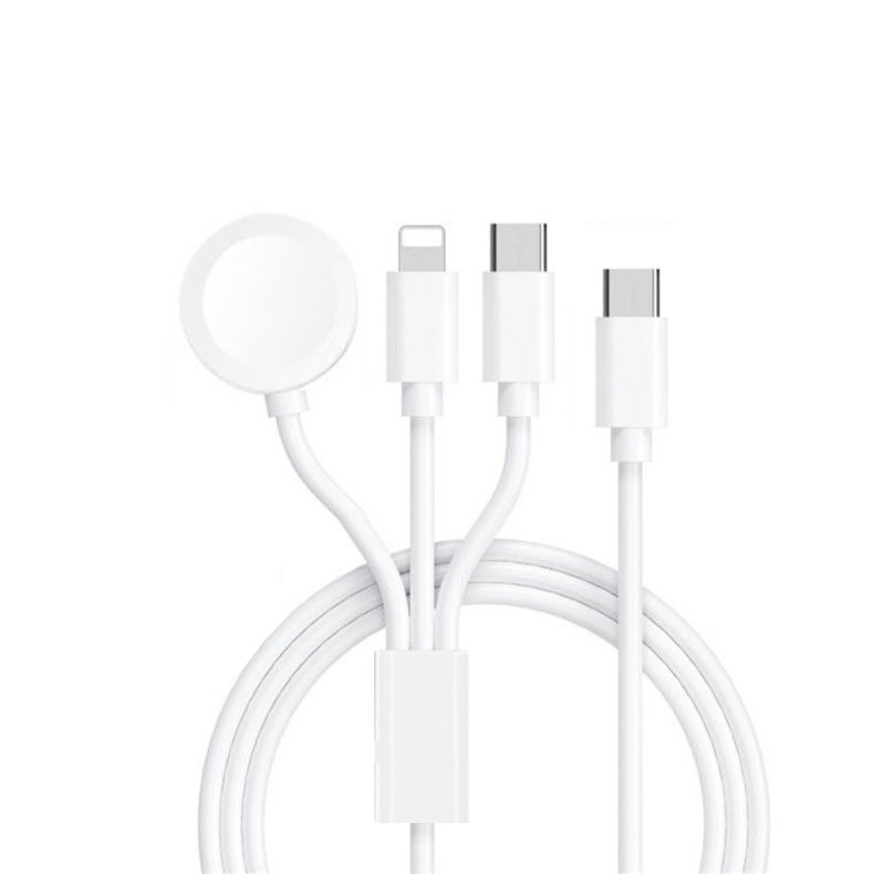 3 In1 Smart Watch Magnetic Charger Series 234567 Type C Fast USB Charging Cable for Phone