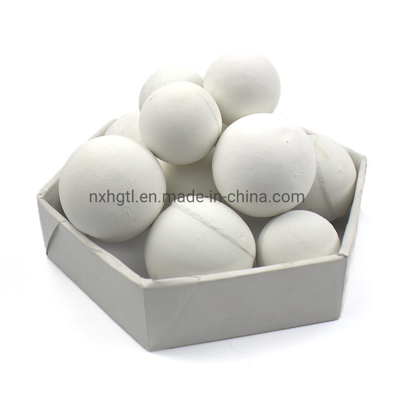Nanxiang 90% 92% 95% Alumina Grinding Ball Al2O3 Wear Resistant Alumina Ball for Grinding Media Ceramic Alumina Grinding Ball