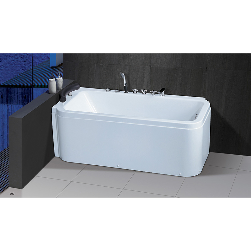 Угловая акриловая ванна для СПА с гидромассажем