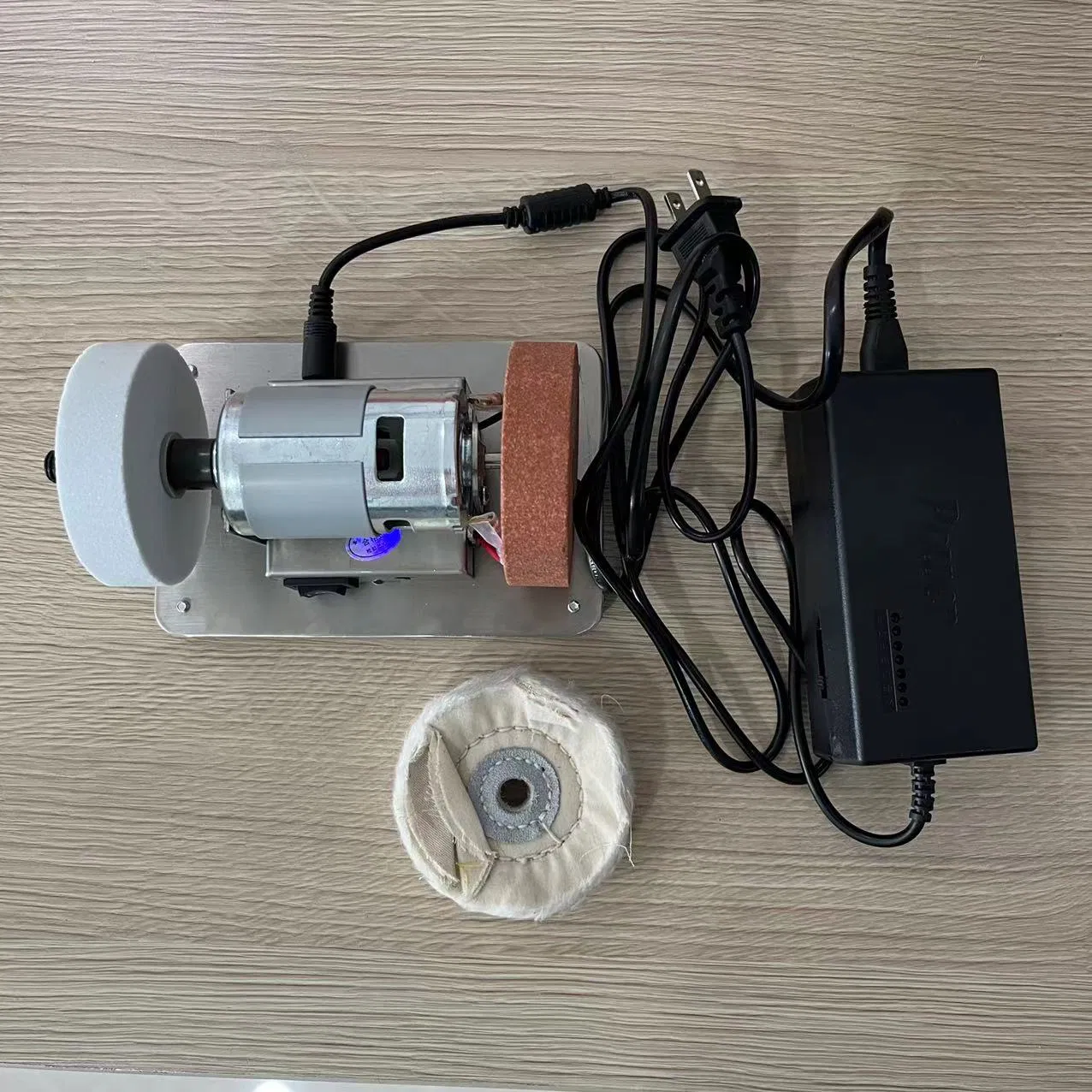 DIY Electric Grinder Dual Wheel Design for Home Workshop Use