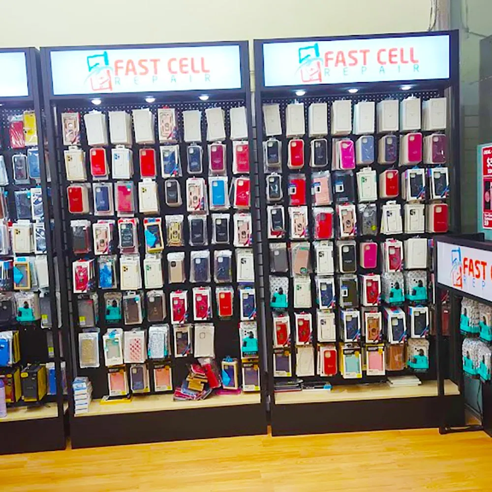 Mingtang Metal Pegboard Mobile Cell Phone Accessories Display Rack