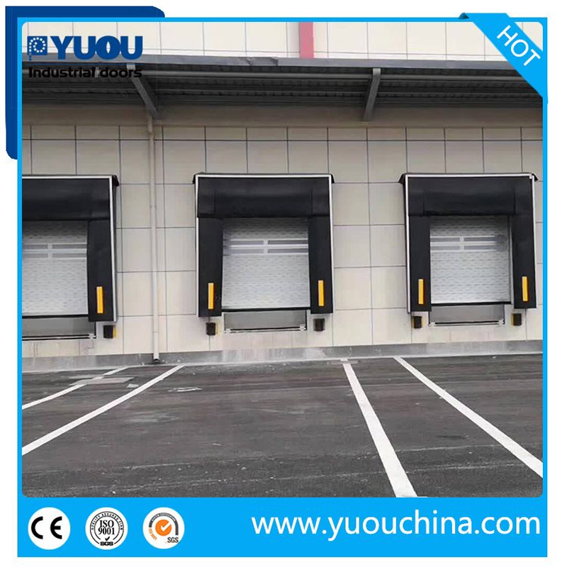 Industrial Polyester Fabric Mechanical Retractable Collapsible Sponge Inflatable Loading Bay Dock Seal Dock Shelter for Warehouse or Cold Storage