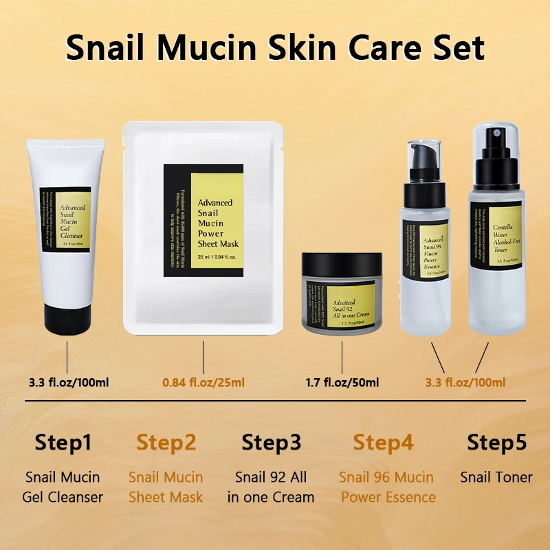 Korean Snail Mucin 96% Essence Toner for Lighten The Spots Brighten The Skin Moisturizing Snail Face Toner