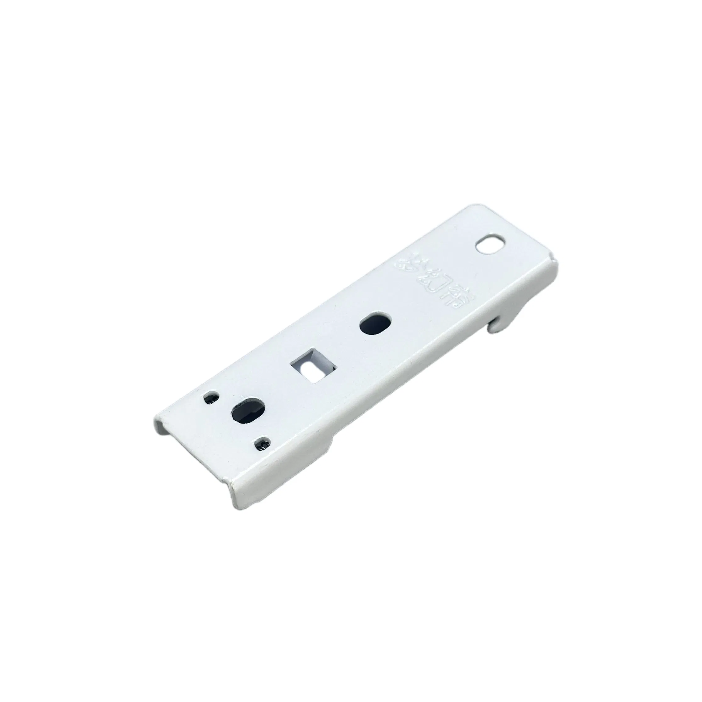 Safe Convenient Metal Two Layers Curtain Track Ceiling and Side Mounting Bracket