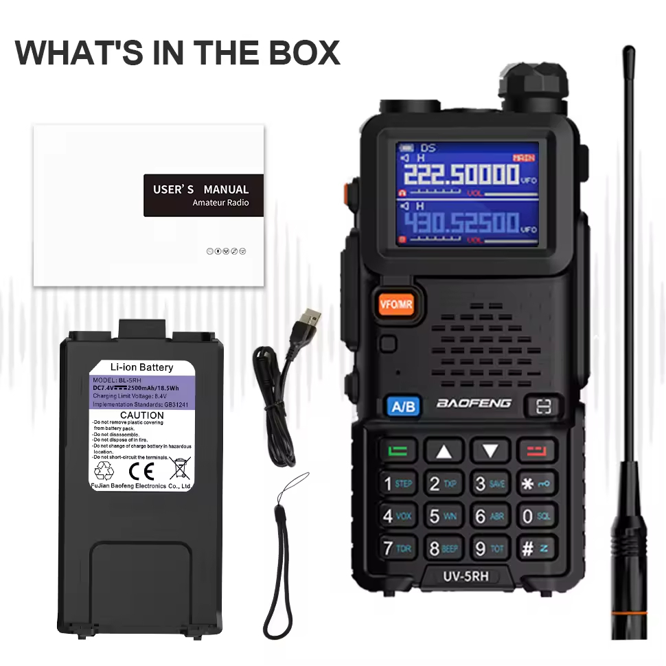 Радиостанция Baofeng UV-5RH 10W, 999 каналов, Dual-Band