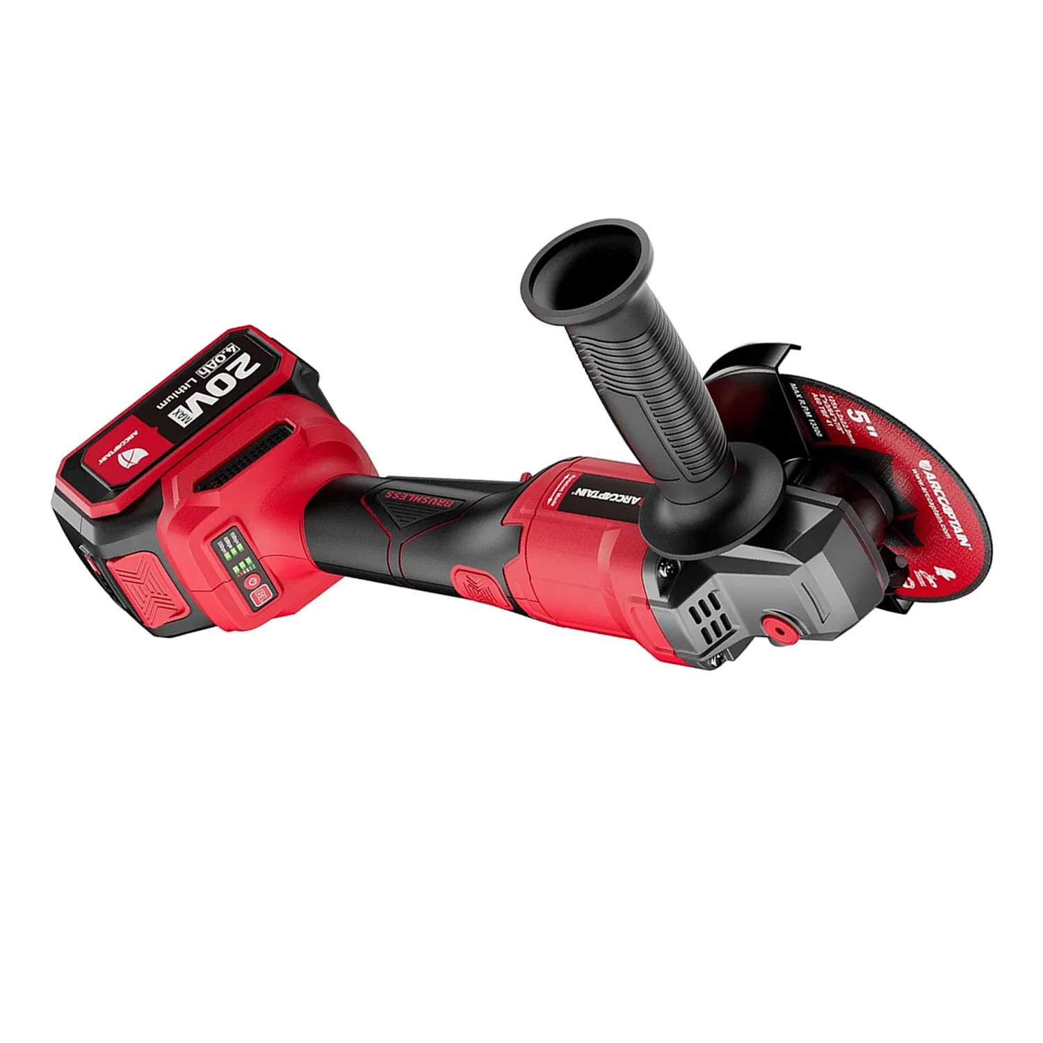 Arccaptain 1200W Paddle Switch Angle Grinder for Cutting and Grinding