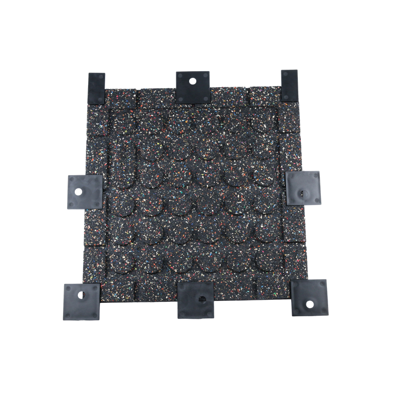 15mm/20mm/25mm Thick Shock Absorption Glue Free Rubber Flooring