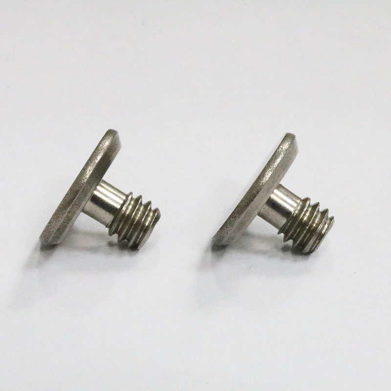 Custom Big Flat Head Zinc 1/4-20 Half Thread Panel Captive Screw