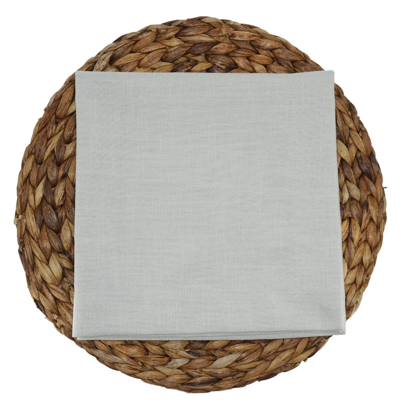 Down Blue Linen Like Solid Slub Texture Napkins Table Napkin