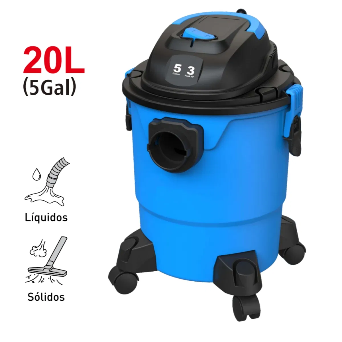 Wet and Dry Commercial Vacuum Cleaner