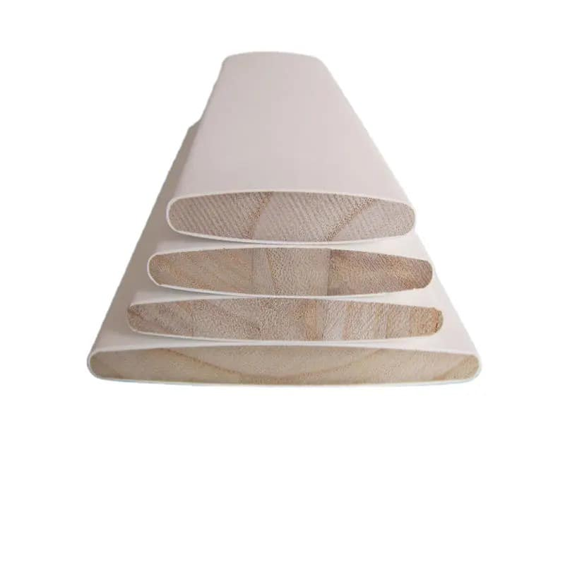 Basswood Louver Vertical Wood Window Plantation Shutters with Tilt Rod