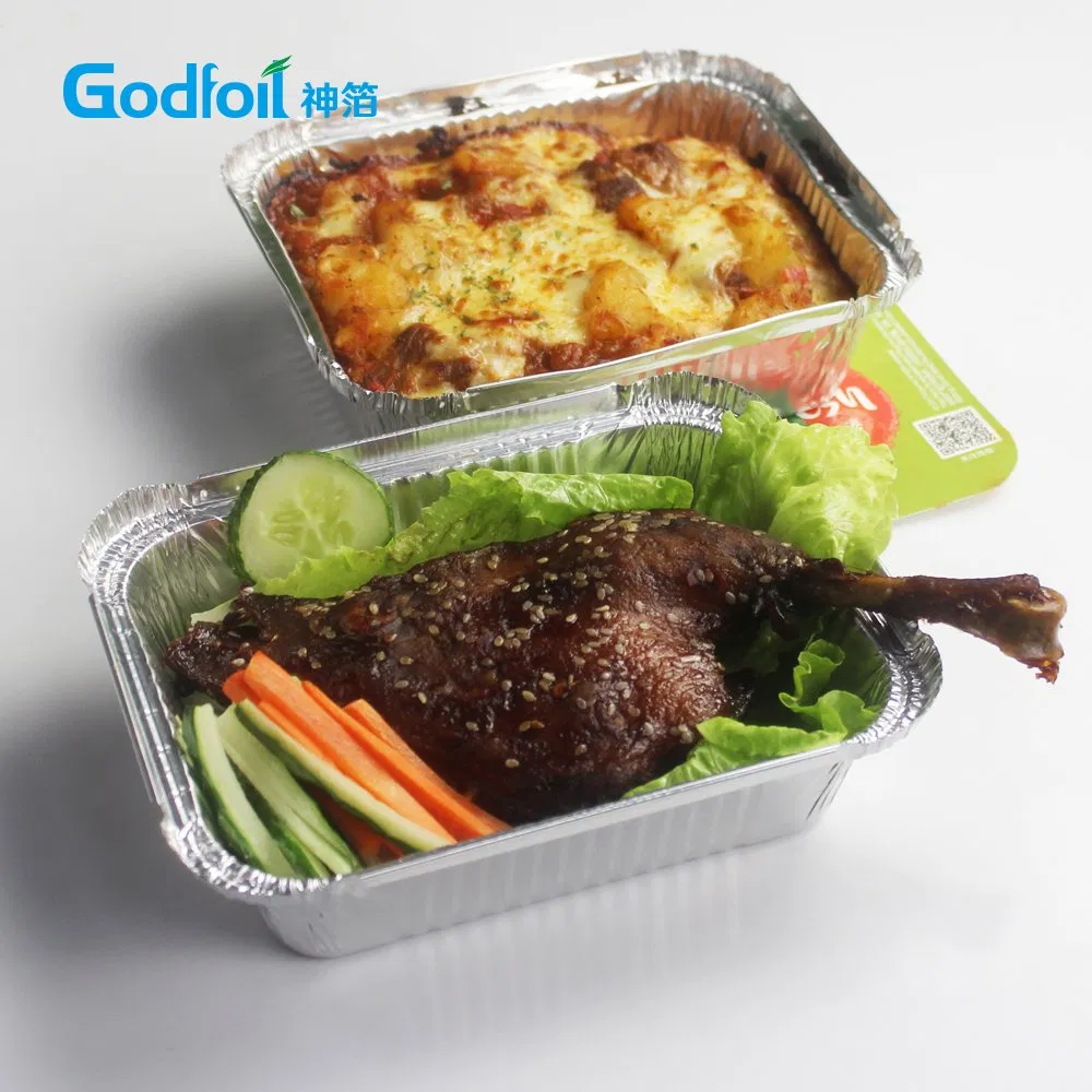 Take Away Food Container Disposable Aluminum Foil Grilling Baking Food Container