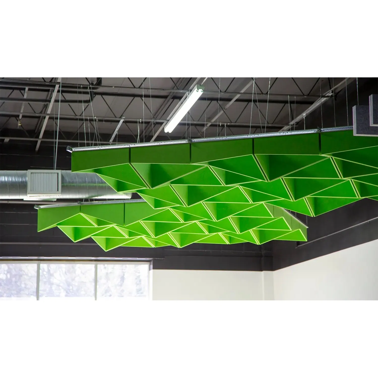 Blade Polyester Fiber Acoustic Ceiling Panel Tile